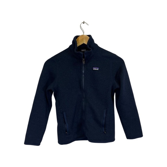 Patagonia Other - Patagonia black fleece kids jacket size 10